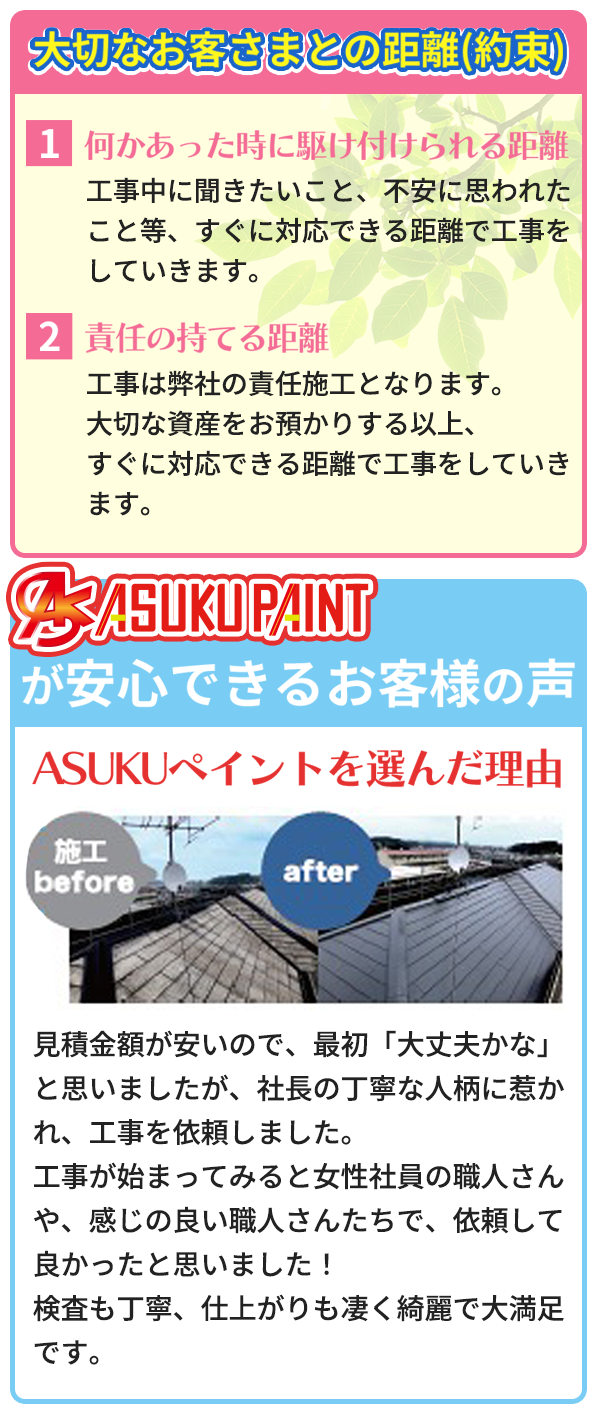 大切なお客様とのお約束